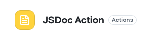 JSDoc Action